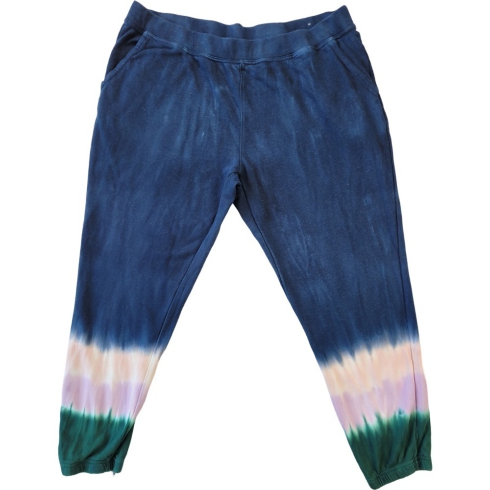 ✅ Wildfox Woman’s Hombré Print Navy Sweatpants size XXL